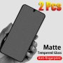 2PCS Matte Tempered Glass For Samsung Galaxy A04S A03S A03 A02S A14 A13 A12 A23 A21S A22 A33 A32 A42 A54 A53 A52 A52S