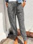 Plus Size Side Pockets Fitted Bottom Joggers Casual Sporty Pants For Spring & Summer Women's Plus Size Clothing
