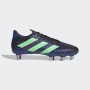 Adidas Unisex Kakari Elite Sg Rugby Boots In Core Black / Beam Green / Royal Blue - Core Black / Beam Green / Royal Blue / 15