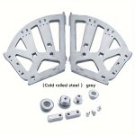 3-TIER Metal Shoe Rack Drawer Hinge Kit Compatible With Home Furnishings Cold Rolled Steel Material