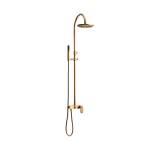 - Brass Exposed Goose Neck Shower Set