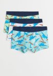 3-PACK Boxer Shorts - Light Green dinosaurs