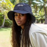 Unisex Outdoor Camping Boonie Hat Sun Protection Bucket Hats With Drawstring For Hiking Small Head Circumference Summer Western