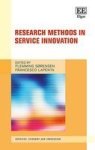 Research Methods In Service Innovation Hardcover