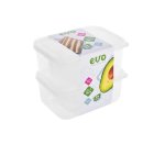 EVO 1L Lunchbox 2PC - Clear