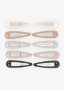 Neutral Snapper Hair Clips 10 Pack