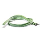 Bracelet Leather & Sterling Silver 36CM Green L510836