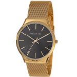 Gold Bracelet Black Dial Men's Watch HB1259B