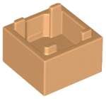 Parts Container Box 2 X 2 X 1 - Top Opening 35700 - Medium Nougat