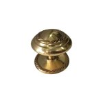 Georgian Cupboard Knob - Solid Brass