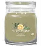 Yankee Candle Signature Collection Sage & Citrus Large Jar - New Jar Design 2 Wicks Retail Box No Warranty