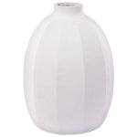 White Linear Fibrestone Vase 42CM X 32CM