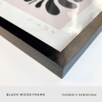 CAT Eats Bird - Flora 1 - A3 - Limited Edition Black Wood