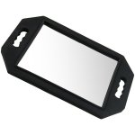 Mirror Rectangular Foam Frame Black 22 X 30CM