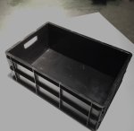 Euro Conveyer Crate – Black