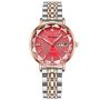 Business-style Light Luxury Rose Gold Steel-strap Ladies' Watch