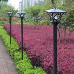 1PC Solar-powered Garden Lamp Lawn Light LED Outdoor Lighting Decor Landscape Light For Patio Garden Villa Pathway Decor