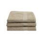 Eqyptian Collection Towel -440GSM -hand Towel -pack Of 3 -pebble