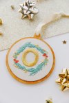 Embroidered Christmas Decoration Initial Only