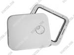 Industrial Access Hatch 316MM X 360MM Grey W detach Cover