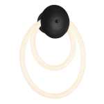 Whirl Metal LED Wall Light Black