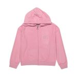 Older Girl Velour Zip Through Jacket