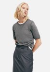 Fine-knit Top - Grey Marl