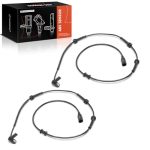 A-premium Abs Wheel Speed Sensor Compatible With Fiat Model - 500 2012-2019 - Front Driver And Passenger Side 2-PC Set Replace K