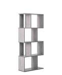 4 Shelf Wooden Unit - Grey