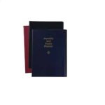 SAD412MC Monthly & Yearly Planner Burgandy