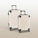 POLO Double Pack 2 Piece Medium Luggage Set Beige