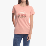 Jeep Womens Protea Lifes Journey Tee Rose Tan - 10XL