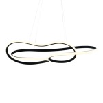 Vortex LED Pendant Light In Black