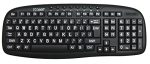 Ergoguys Ezsee Low Vision Keyboard Large White Print Black Keys