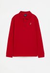 Polo Boys Robert Long Sleeve Golfer - Red