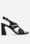 Plum Esmeralda Block Heel - Black