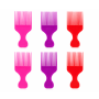 Wide Tooth Afro Hair Comb - 6 Pack