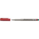 Faber-Castell Multimark Non-permanent Pens - Medium Red Box Of 10