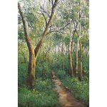 Oil Painting Into The Forest