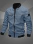 Men's Letter Embroidered Casual Bomber Jacket Gifts Best Sellers