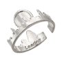 London Skyline City Ring - 925 Sterling Silver - Adjustable