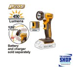 Work Lamp Cordless 20V 450 Lumens Ingco Tool Only CWLI2058