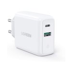 UGreen Usbc+usb A 36W Wall Charger-white 60468