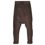 2-TEXTURED Raw-edge Corduroy Pants - Bitter Choc S m