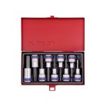 King Tony 1 2" Drive Hexagon Head Bit Socket Set 4 – 17 Mm 9 Piece