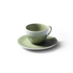 Ashes & Olive Cup & Saucer Set Green
