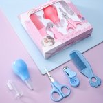 5PCS SET Healthcare And Grooming Kit 5 In 1 Portable Safety Care Set Essentials Kit With Nose Cleaning Tool And Tongue Cleaning