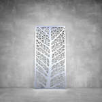 Wall Art D121 - 2900 X 1400 X 20 Indoor Matt White No