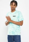 Levi's Short Sleeve Relaxed Fit Tee Poster Blue Dye Graph - Light Blue