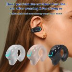 Ultra-long Battery Life MINI Wireless Clip-on Earbuds With Phone Control & Voice Noise Reduction - Perfect For Sports Compatible